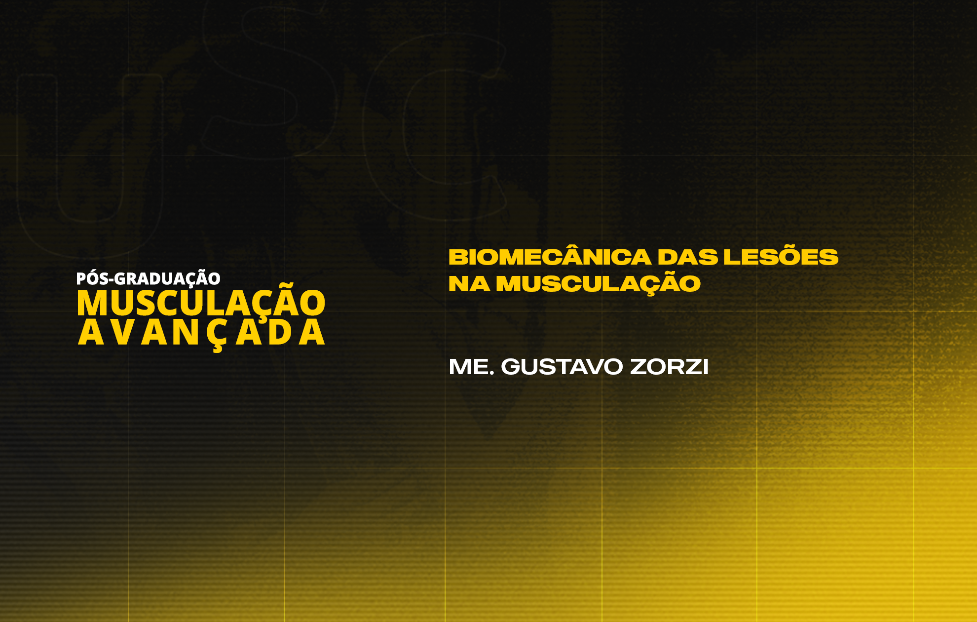 Course Image BIOMECÂNICA DAS LESÕES NA MUSCULAÇÃO