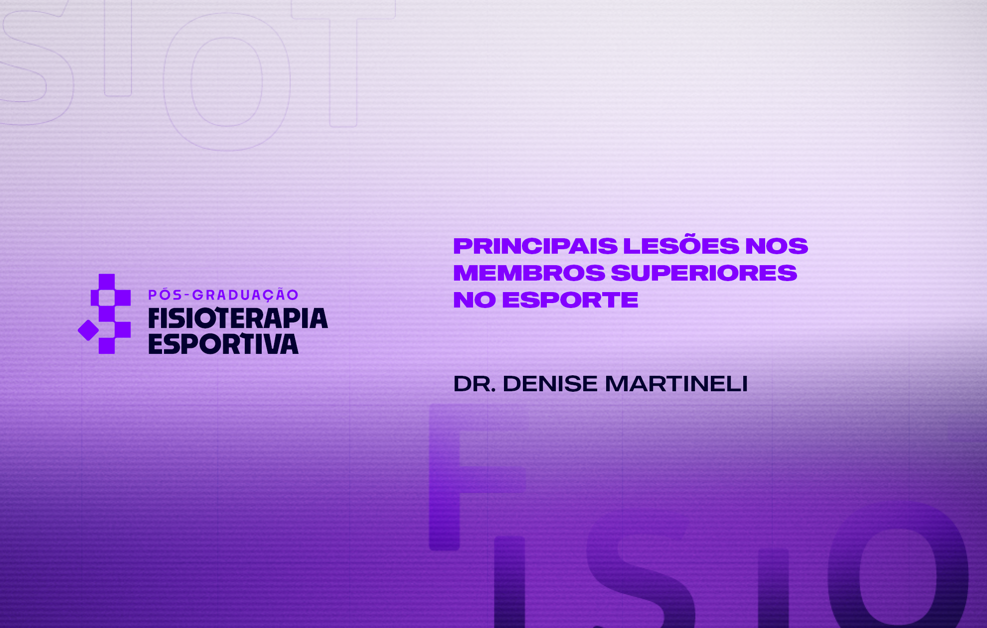 Course Image PRINCIPAIS LESÕES DOS MEMBROS SUPERIORES NO ESPORTE
