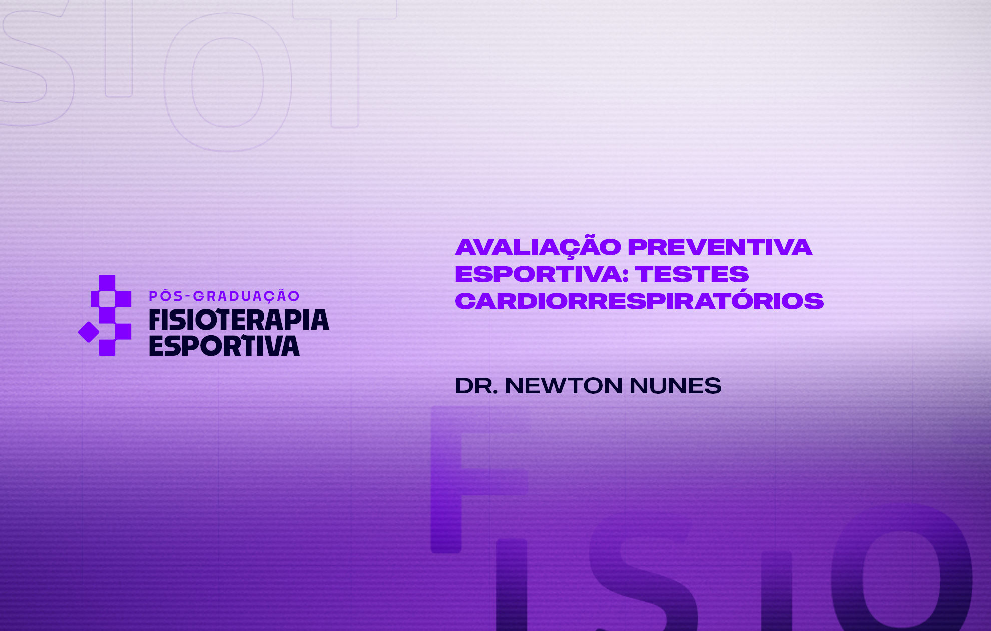 Course Image AVALIAÇÃO PREVENTIVA ESPORTIVA: TESTES CARDIORRESPIRATÓRIOS