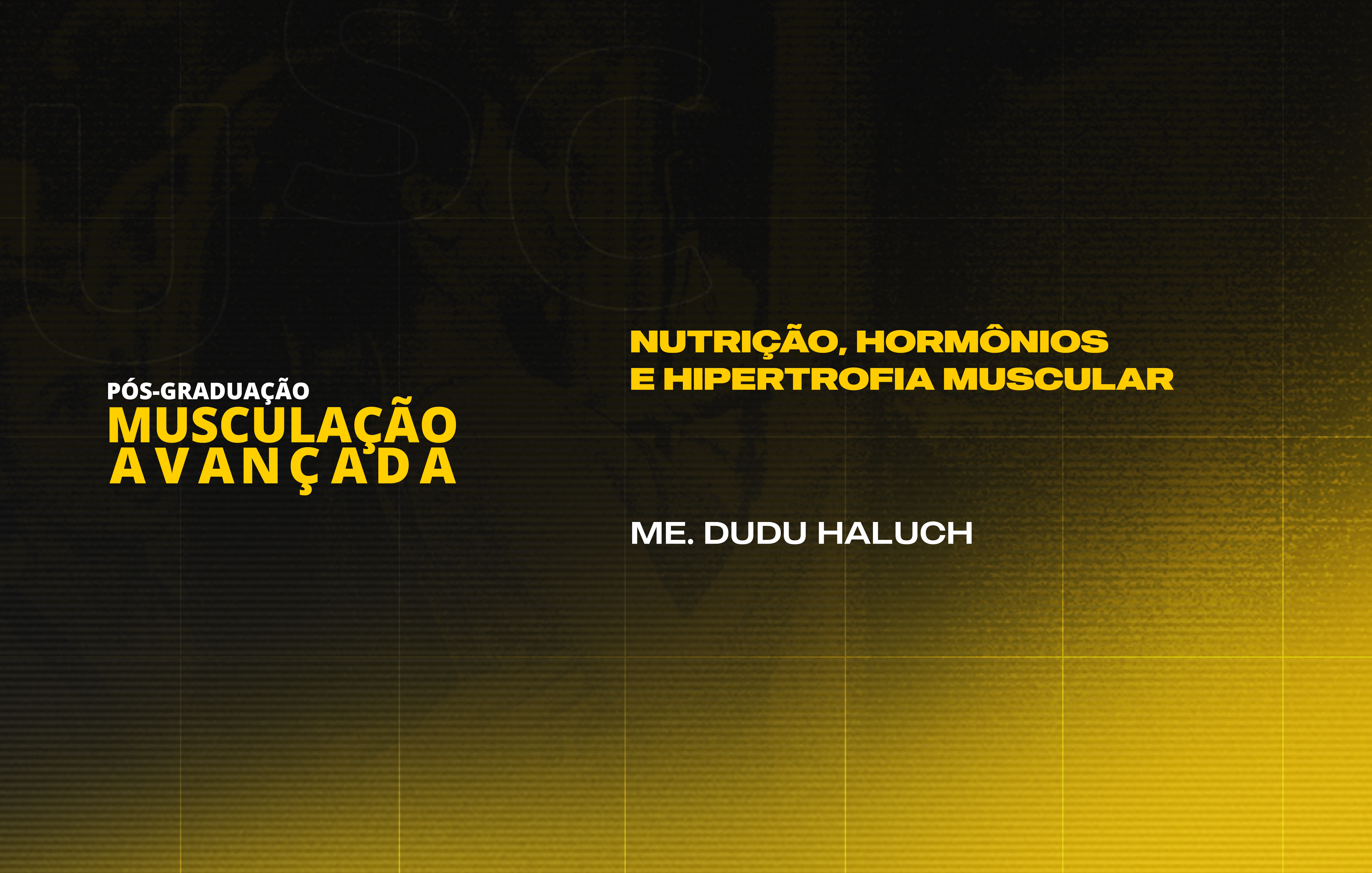 Course Image NUTRIÇÃO, HORMÔNIOS E HIPERTROFIA MUSCULAR  