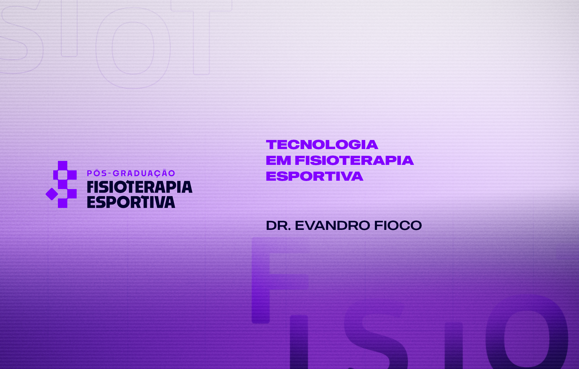 Course Image TECNOLOGIA EM FISIOTERAPIA ESPORTIVA