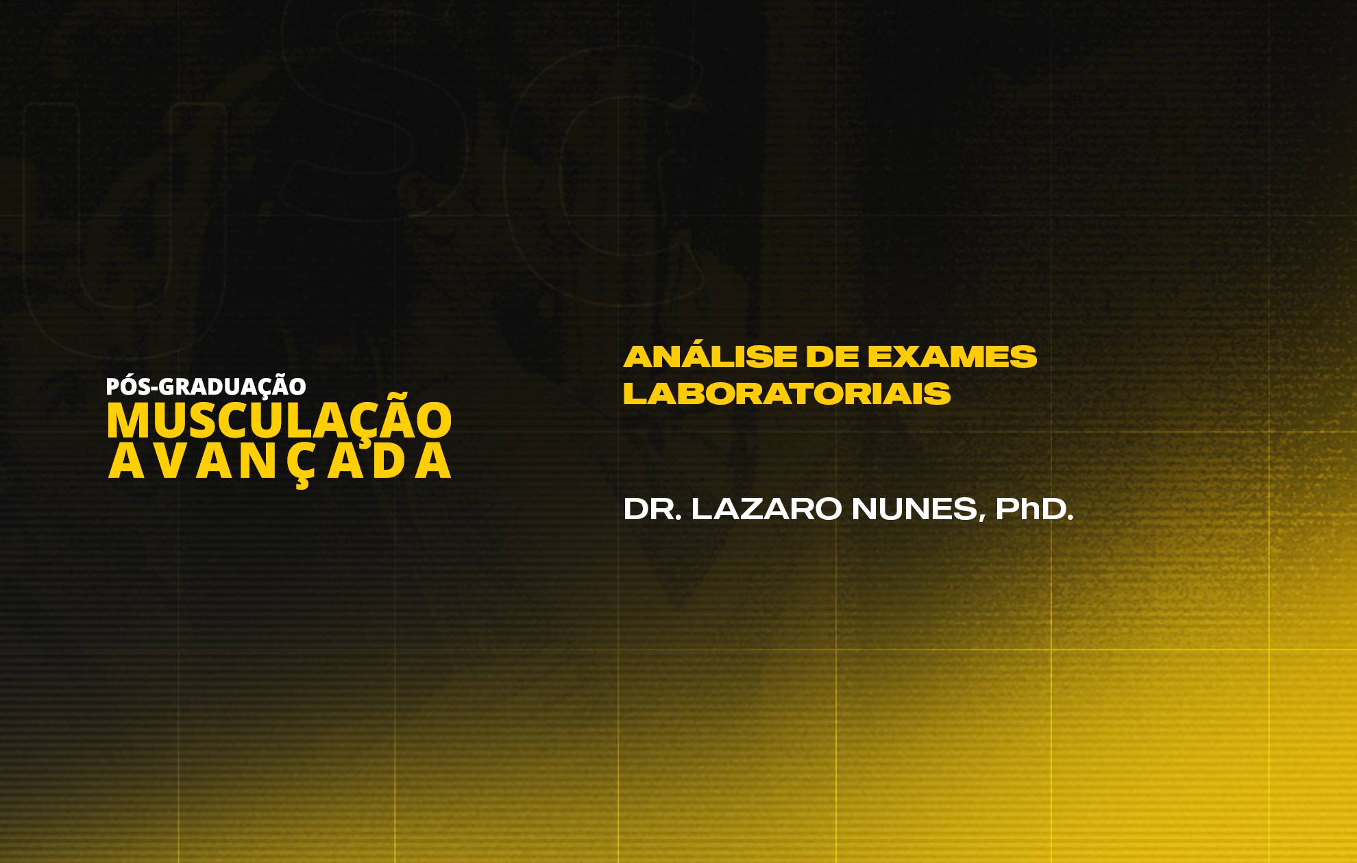 Course Image ANÁLISE DE EXAMES LABORATORIAIS