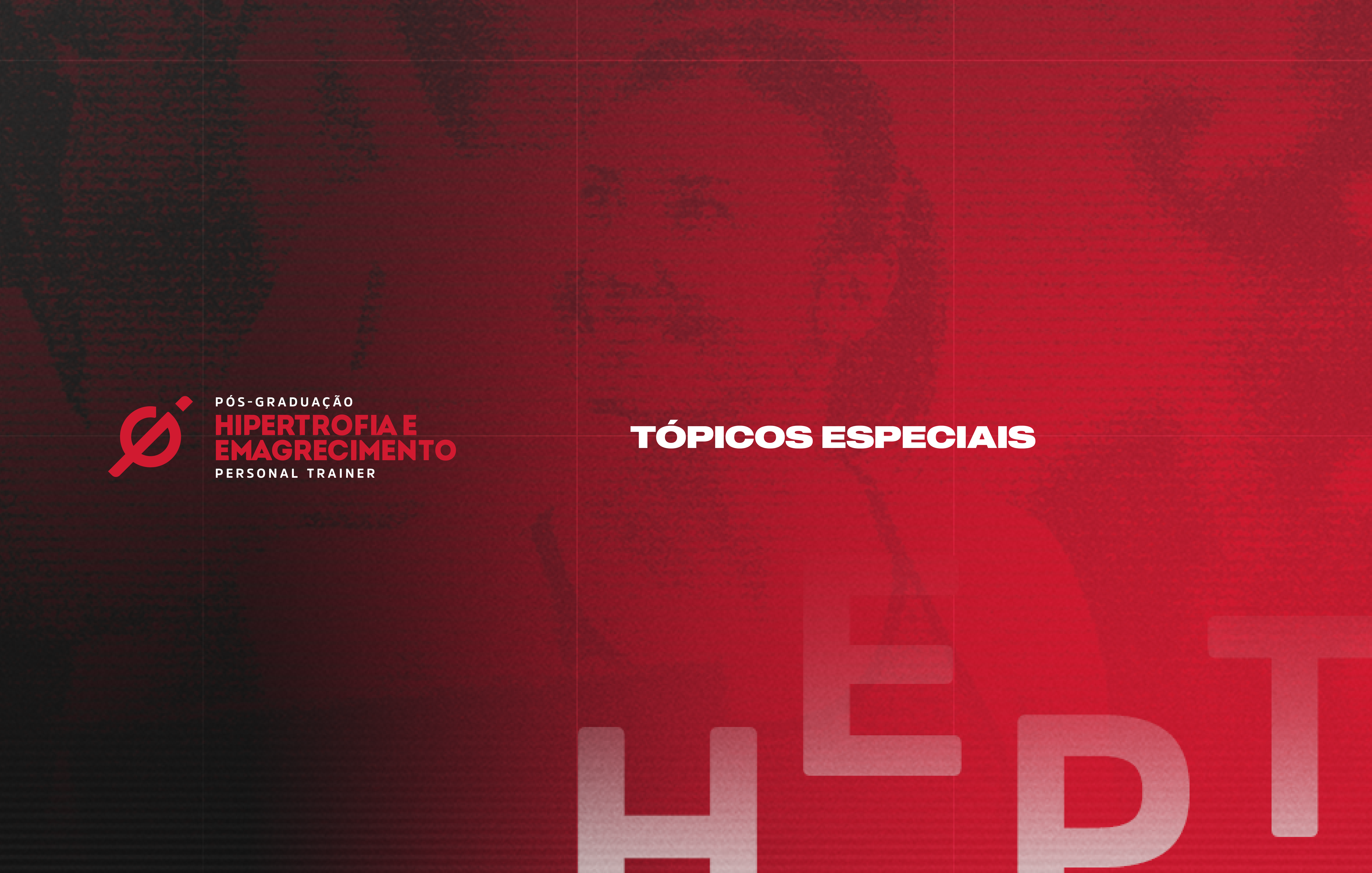 Course Image TÓPICOS ESPECIAIS: PERSONALIZAÇÃO DO ATENDIMENTO E DA PRESCRIÇÃO DE EXERCÍCIO PARA O EMAGRECIMENTO