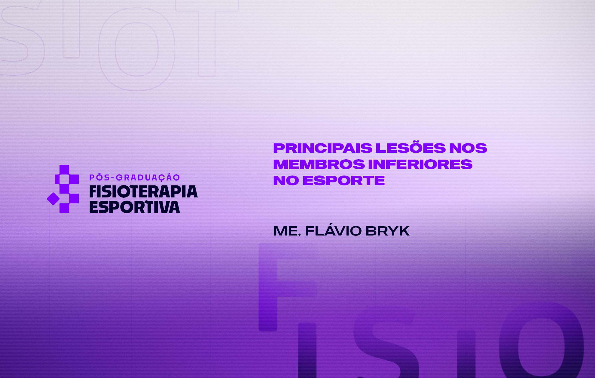 Course Image PRINCIPAIS LESÕES DOS MEMBROS INFERIORES NO ESPORTE