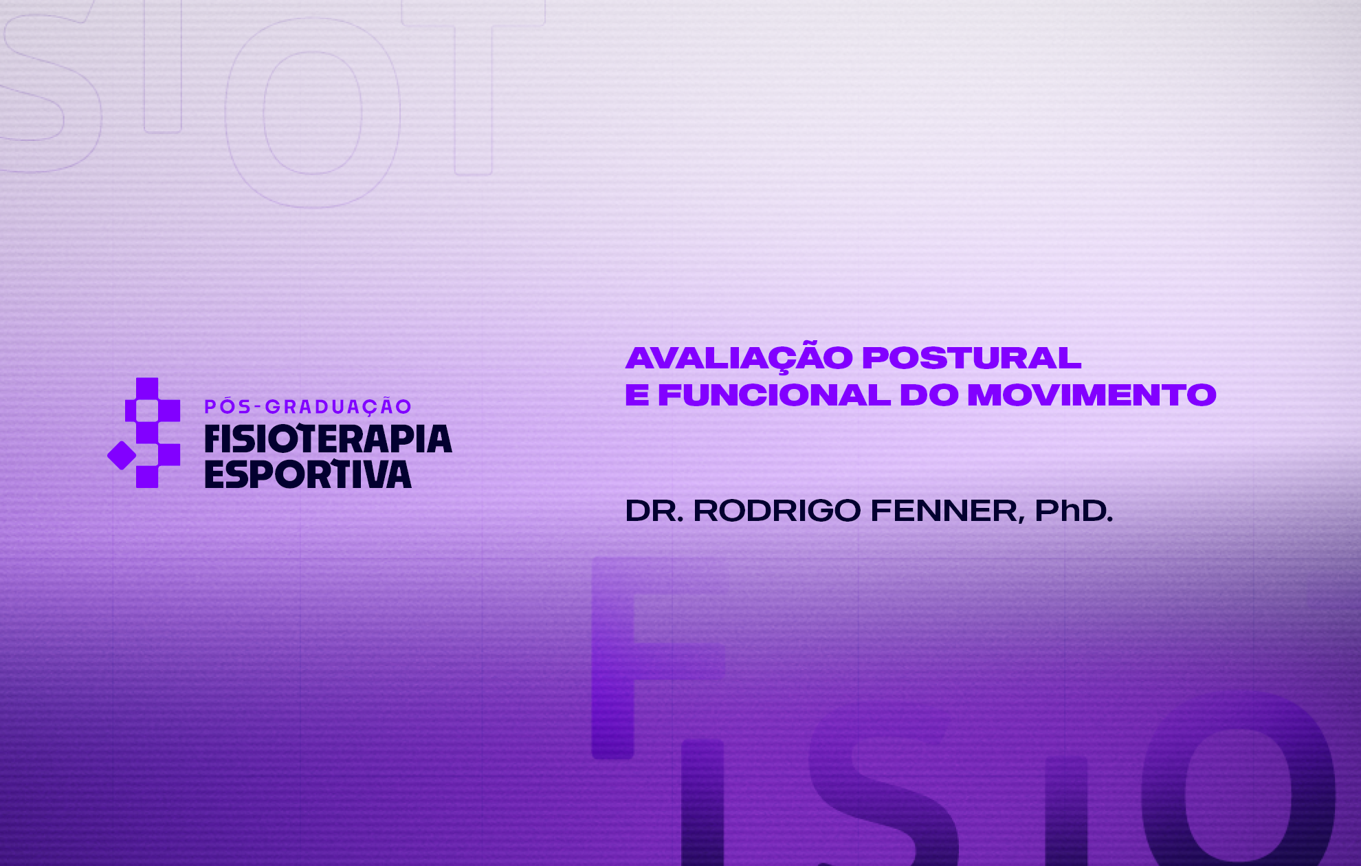 Course Image AVALIAÇÃO POSTURAL E FUNCIONAL DO MOVIMENTO