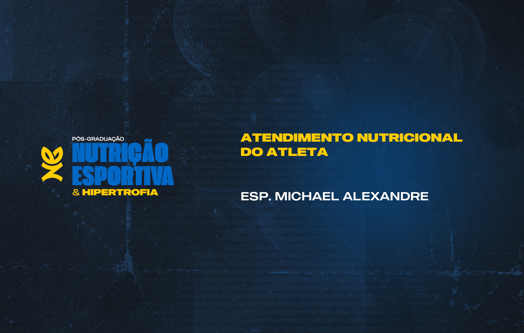 Course Image ATENDIMENTO NUTRICIONAL DO ATLETA