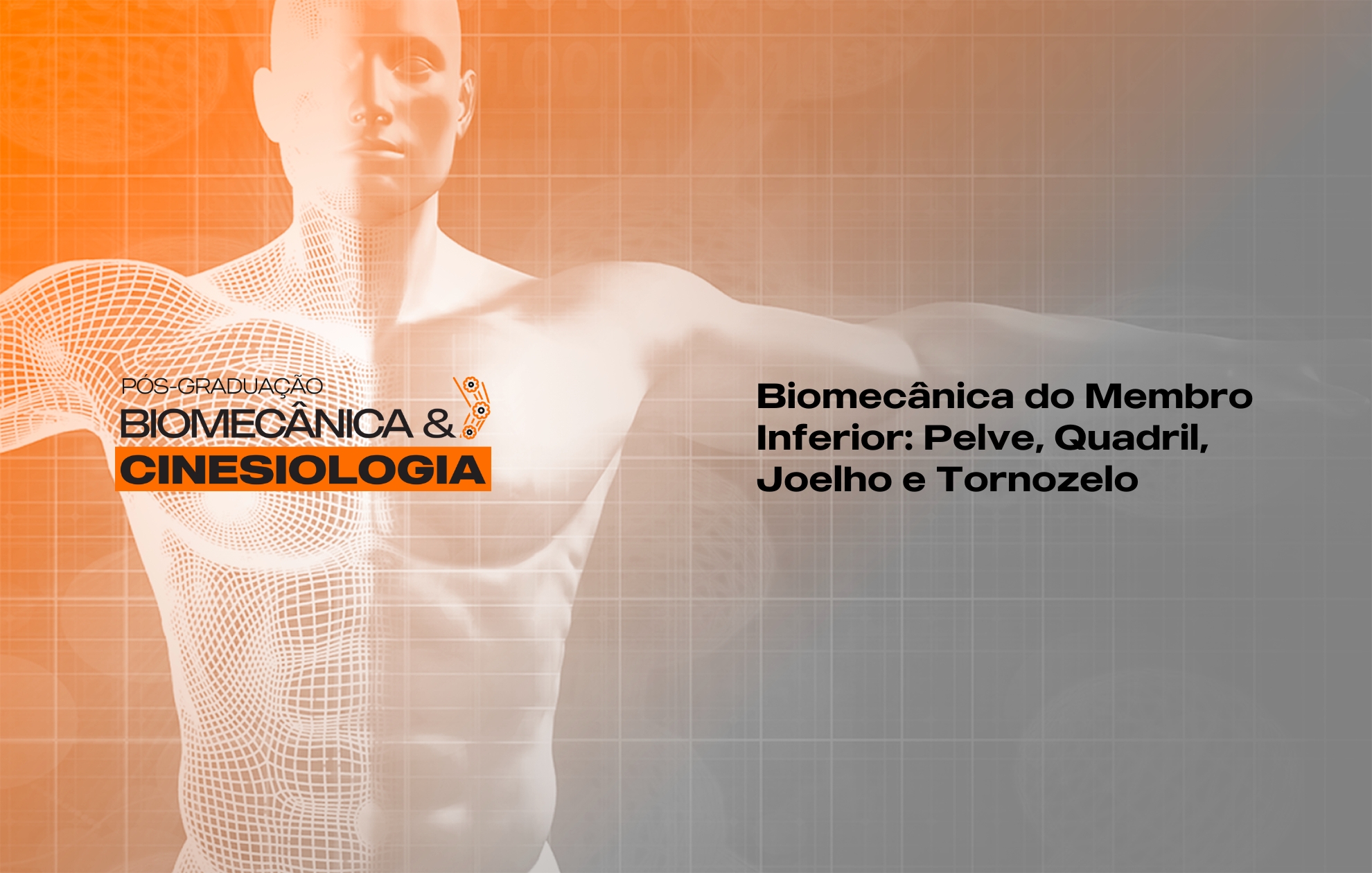 Course Image BIOMECÂNICA E CINESIOLOGIA DOS MEMBROS INFERIORES:  PELVE, QUADRIL, JOELHO E TORNOZELO