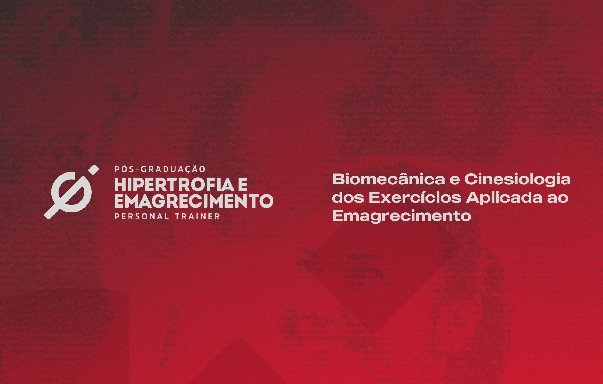 Course Image BIOMECÂNICA E CINESIOLOGIA DOS EXERCÍCIOS APLICADA AO EMAGRECIMENTO