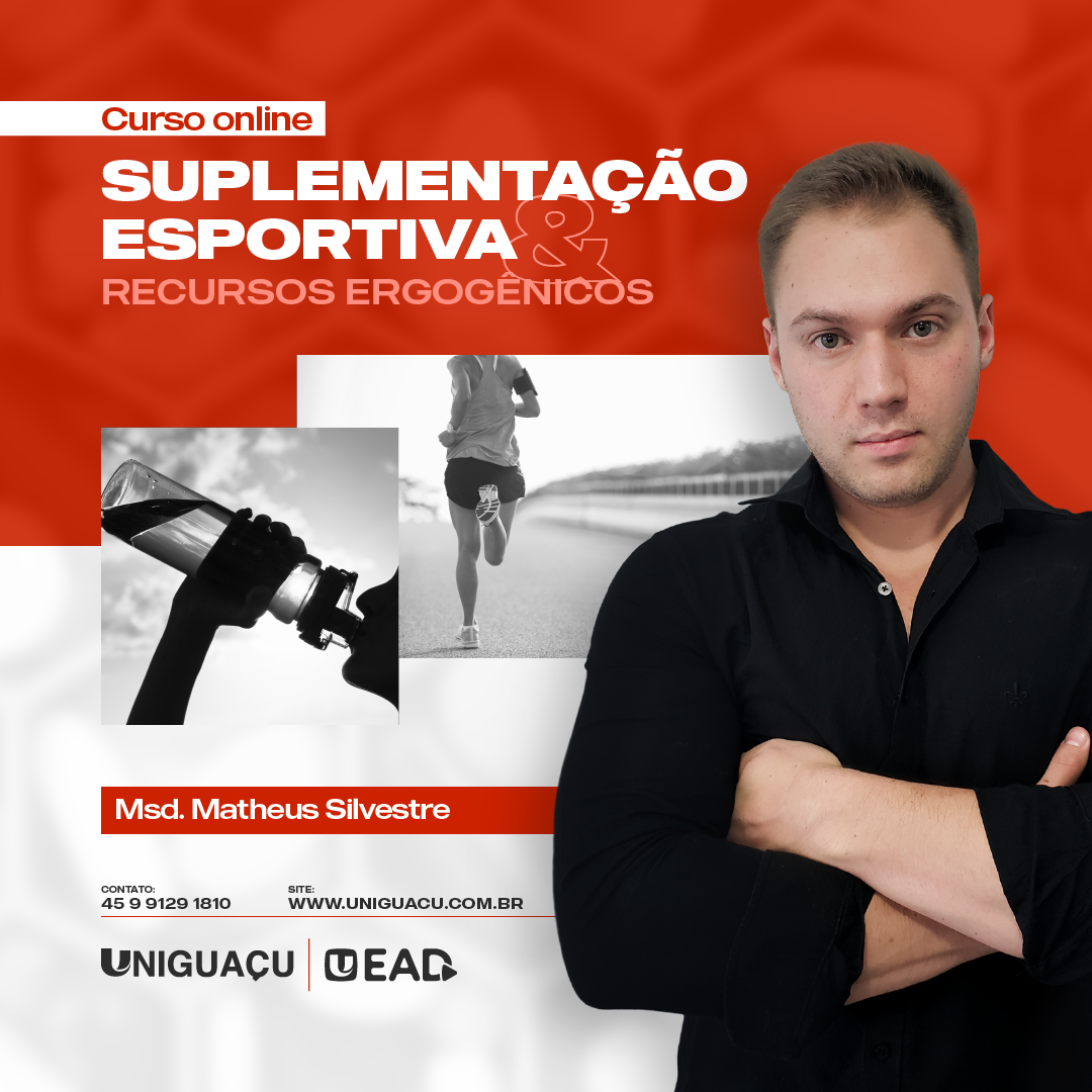 Course Image SUPLEMENTAÇÃO ESPORTIVA E RECURSOS ERGOGÊNICOS