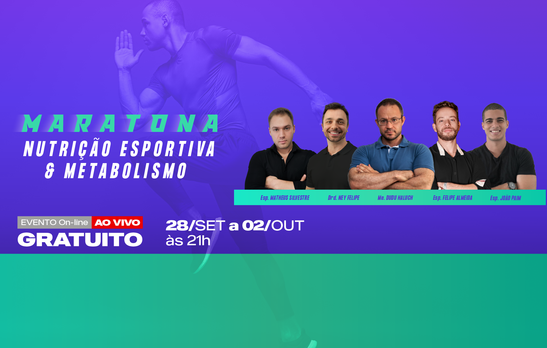 Course Image MARATONA DE NUTRIÇÃO ESPORTIVA & METABOLISMO