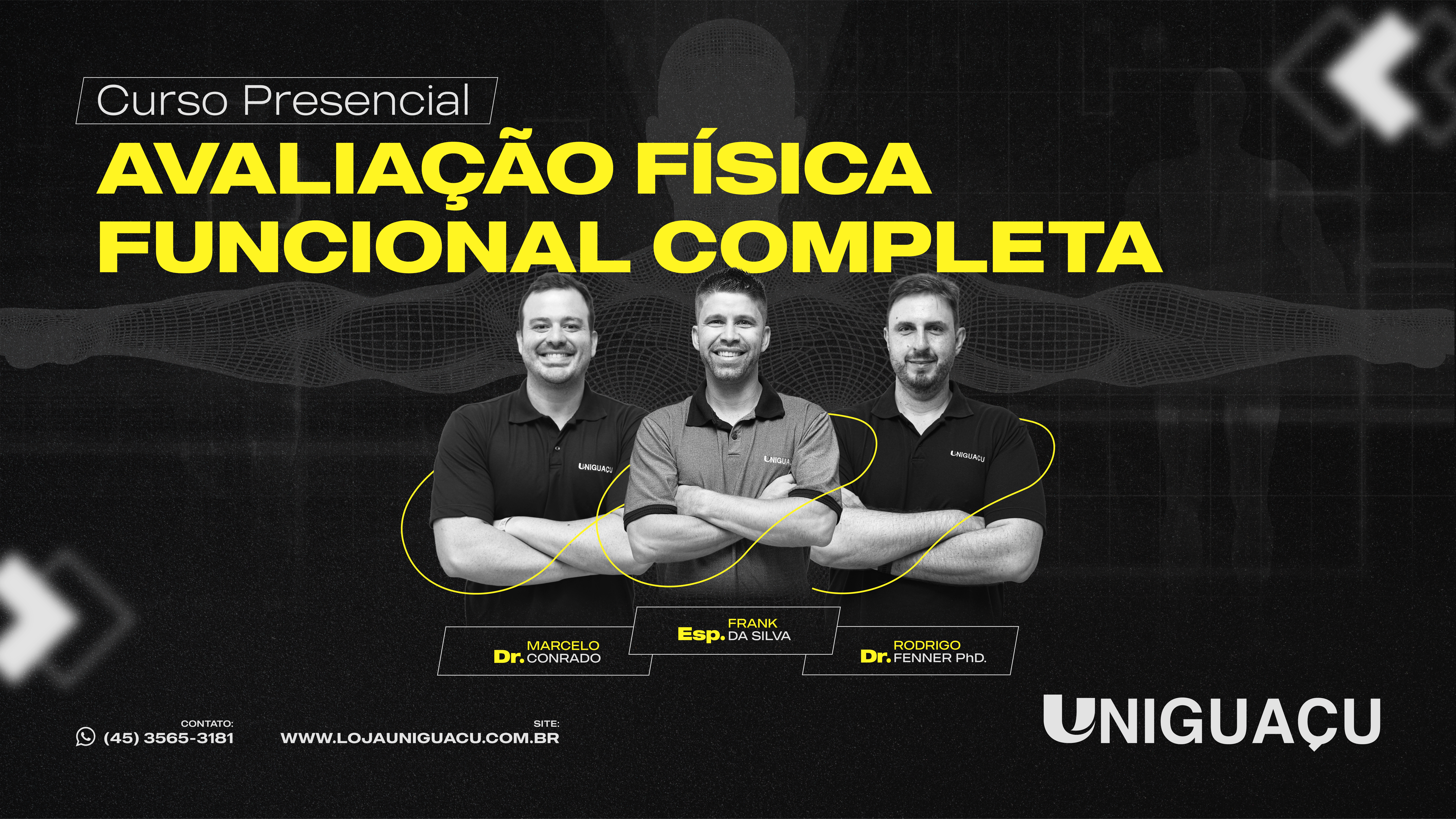 Course Image CURSO PRESENCIAL - AVALIAÇÃO FÍSICA FUNCIONAL COMPLETA