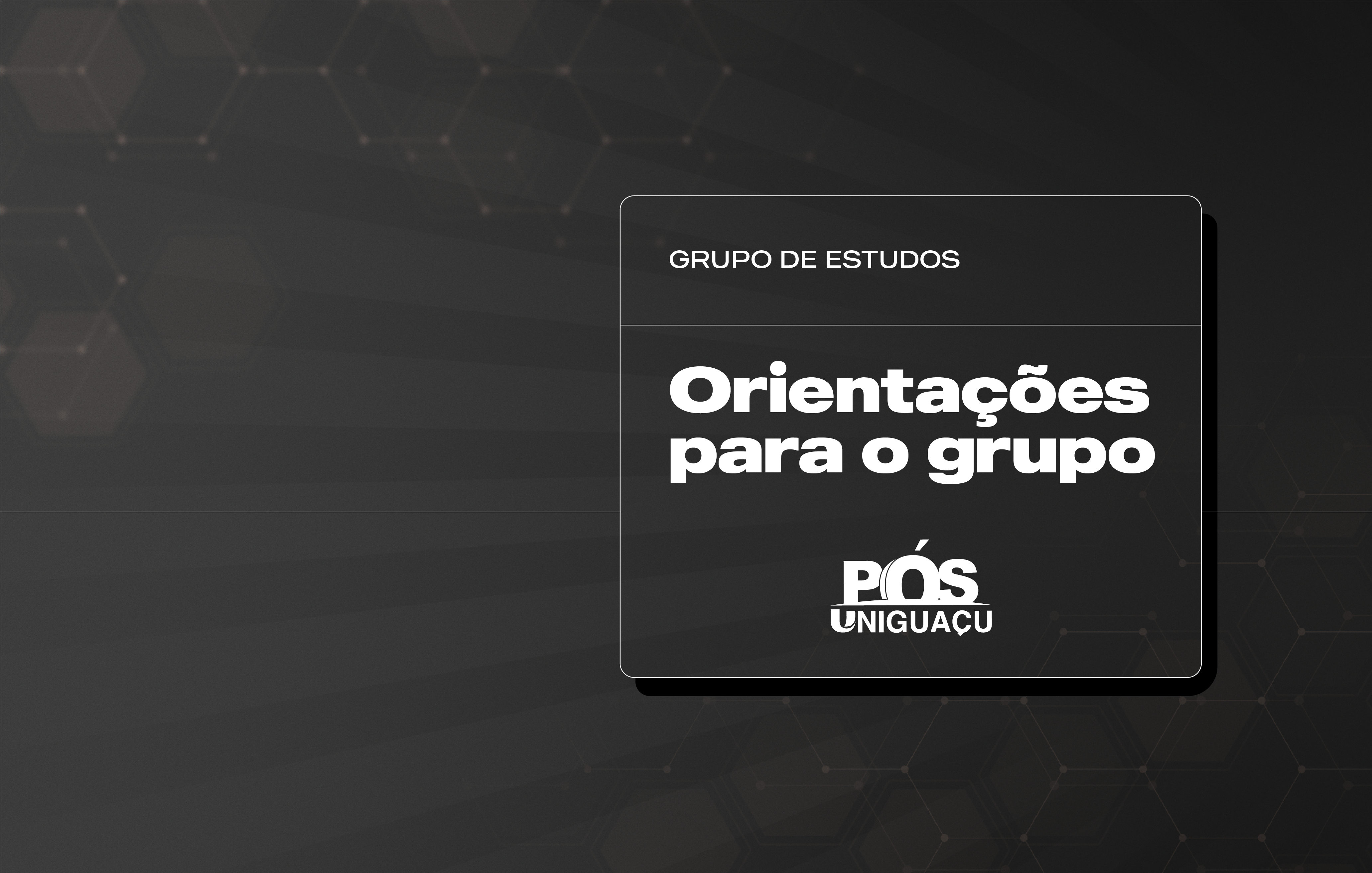 Course Image ORIENTAÇÕES DO GRUPO DE ESTUDO