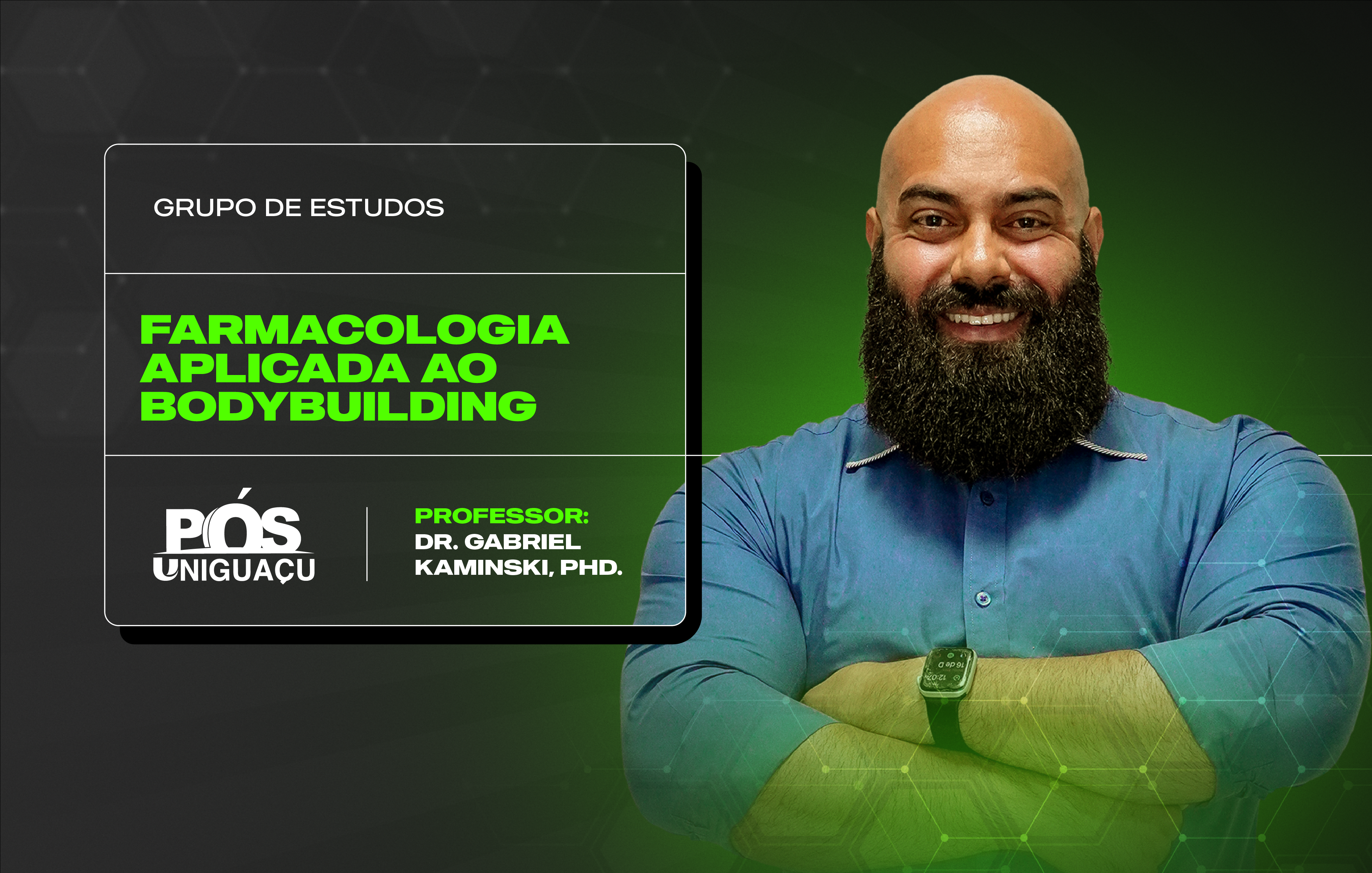Course Image FARMACOLOGIA APLICADA  AO BODYBUILDING -  Dr. Gabriel kaminski. PhD