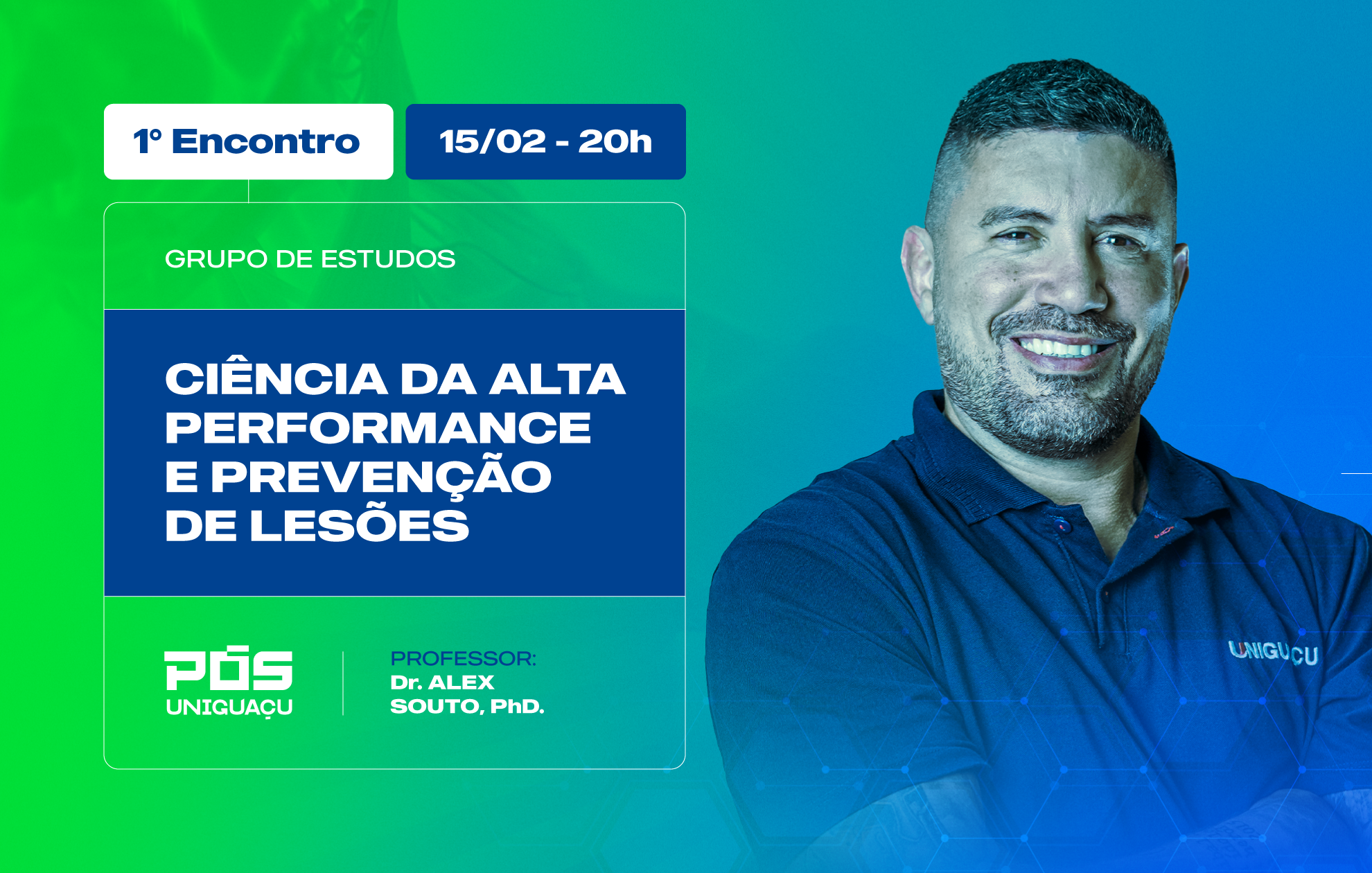 Course Image CIÊNCIA DA ALTA PERFORMANCE E PREVENÇÃO DE LESÕES - Dr. Alex Souto, PhD.