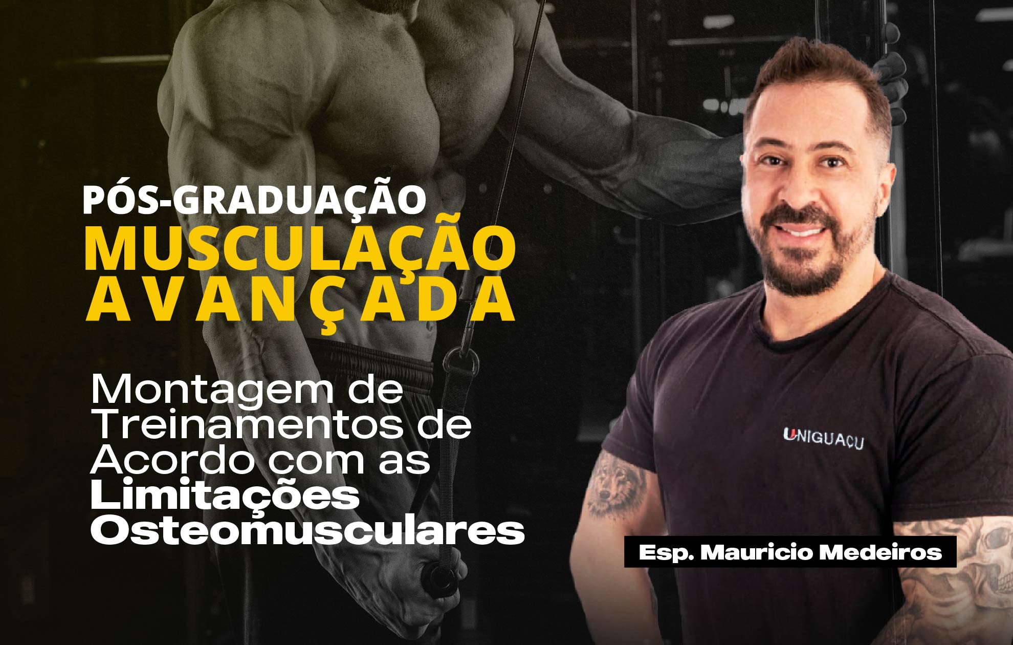 Course Image MONTAGEM DE TREINAMENTOS DE ACORDO COM AS LIMITAÇÕES OSTEOMUSCULARES
