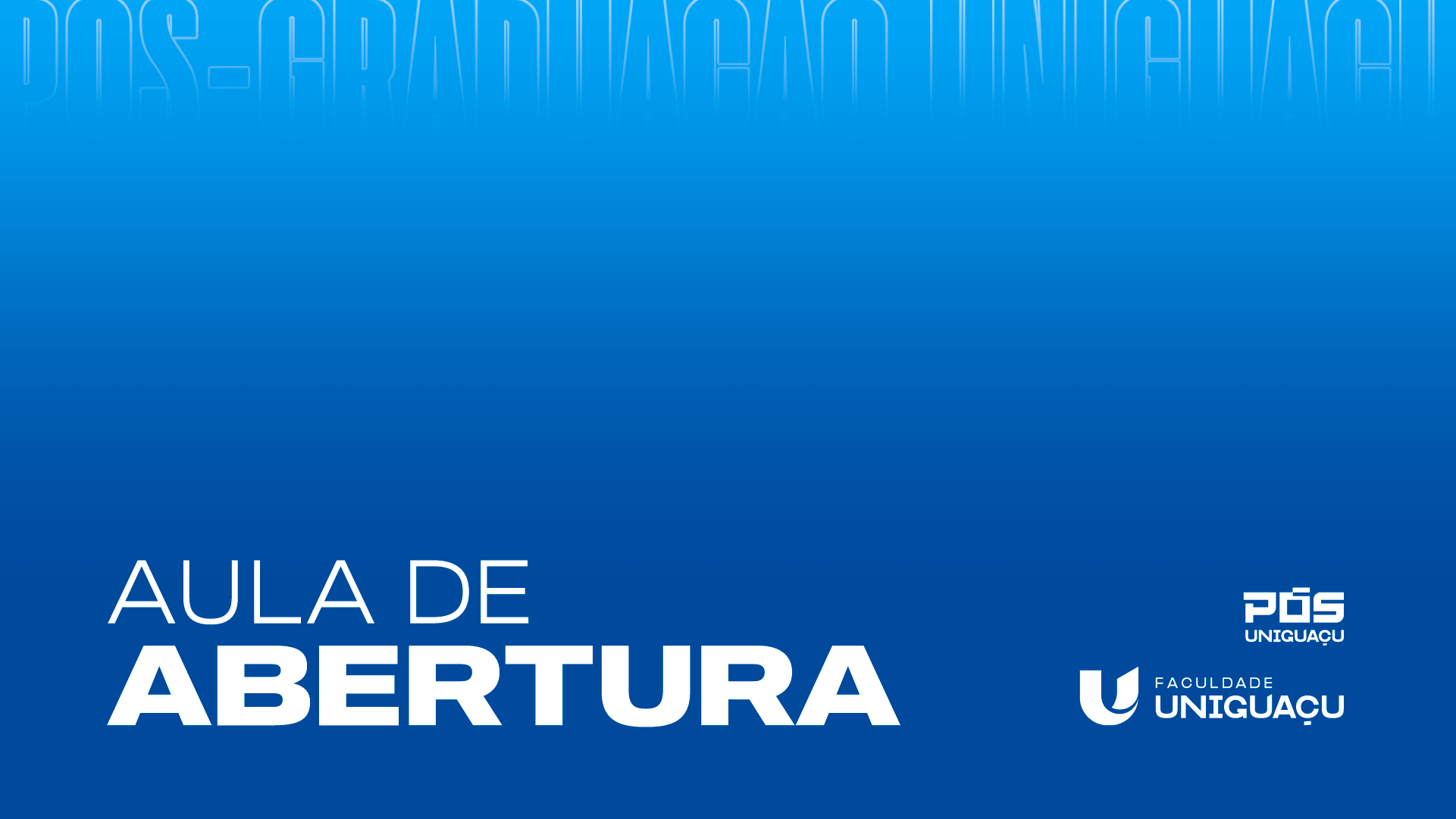 Course Image AULA DE ABERTURA