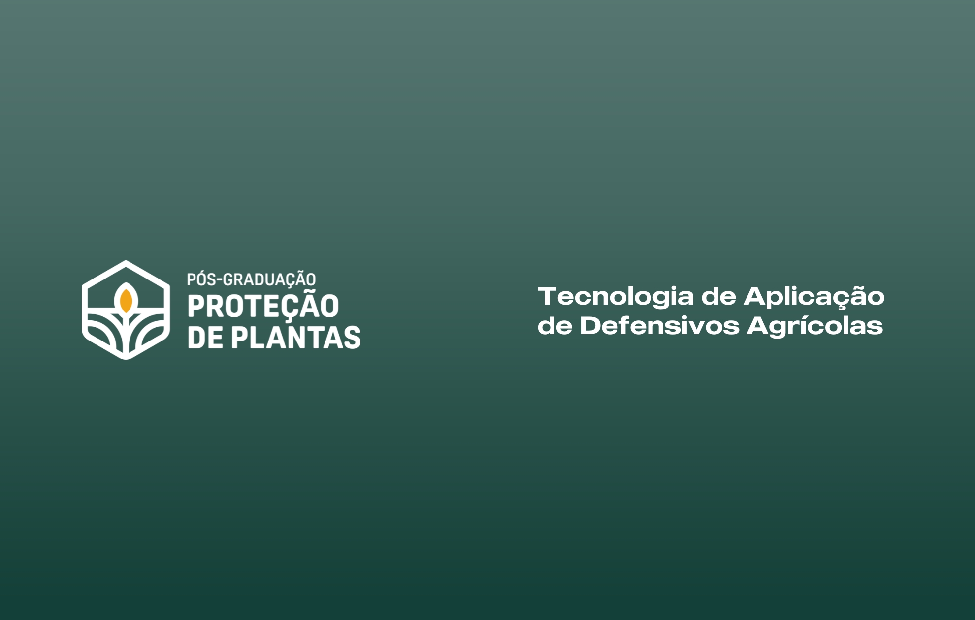 Course Image TECNOLOGIA DE APLICAÇÃO DE DEFENSIVOS AGRÍCOLAS 