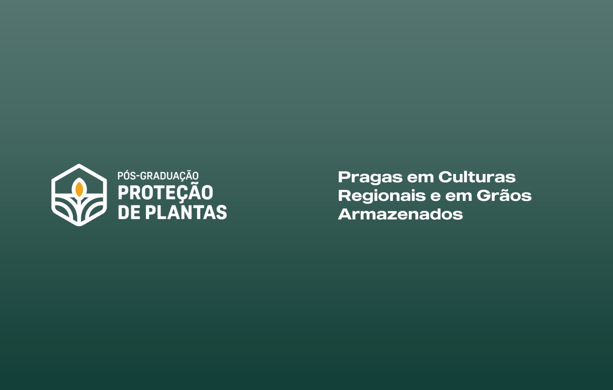 Course Image PRAGAS EM CULTURAS REGIONAIS E EM GRÃOS ARMAZENADOS