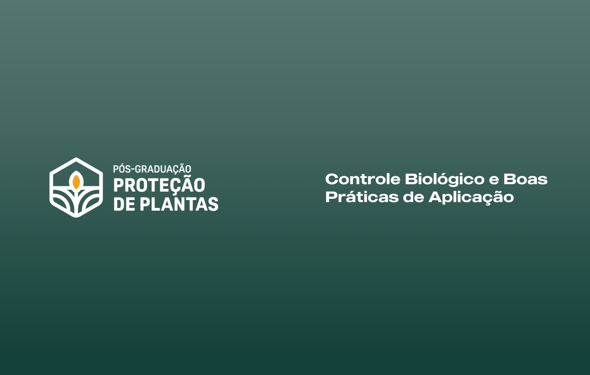 Course Image CONTROLE BIOLÓGICO E BOAS PRÁTICAS DE APLICAÇÃO
