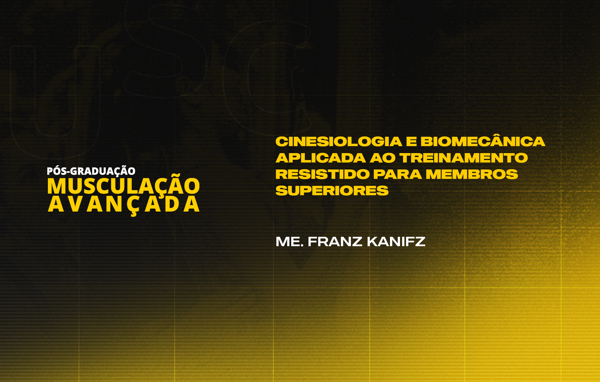 Course Image CINESIOLOGIA E BIOMECÂNICA APLICADA AO TREINAMENTO RESISTIDO PARA MEMBROS SUPERIORES